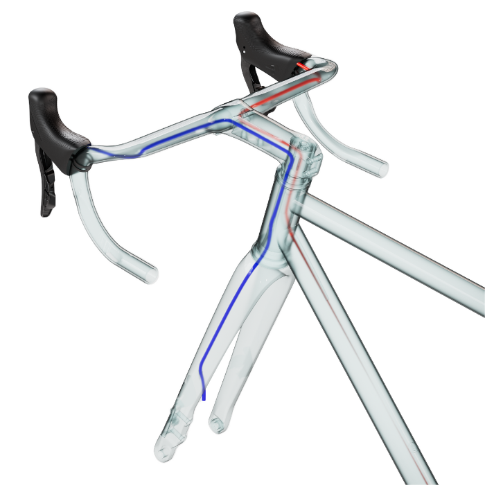 Trittico Handlebar, Stem, Seatpost: Upgrade for Nemo Tig II Bikes Only