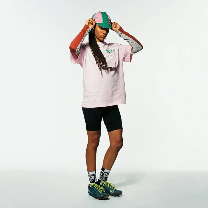 IN BIKE WE TRUST PINK T-SHIRT