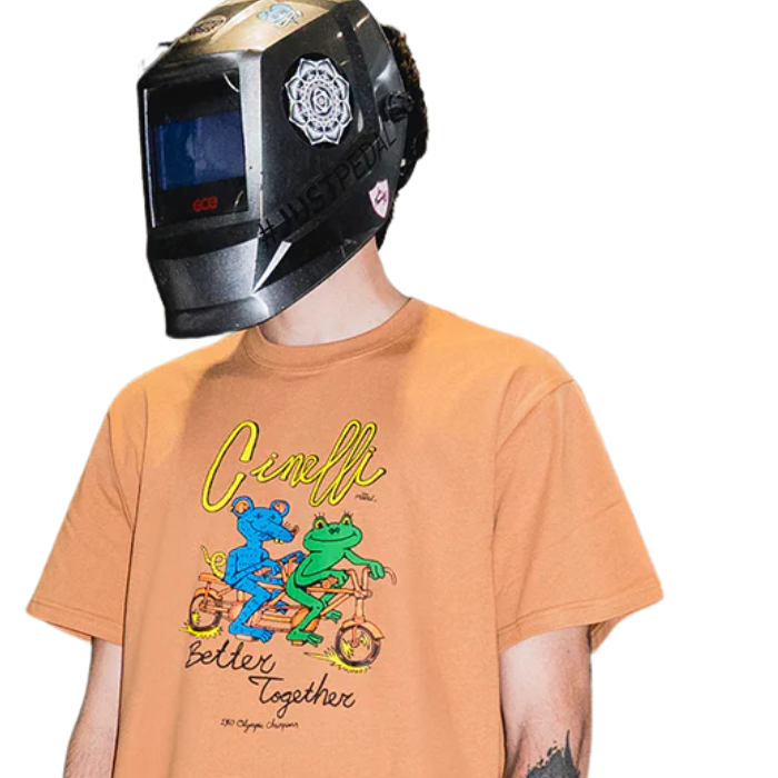 T-SHIRT MELCHER OOSTERMAN BETTER TOGETHER BROWN :S