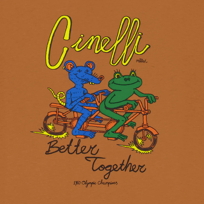 T-SHIRT MELCHER OOSTERMAN BETTER TOGETHER BROWN :S