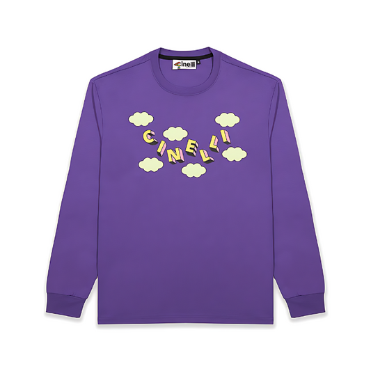 LONGSLEEVE GABE ALCALA PLANETS PURPLE T-SHIRT