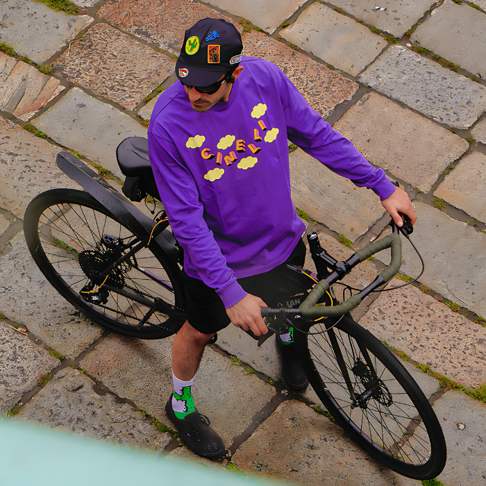 LONGSLEEVE GABE ALCALA PLANETS PURPLE T-SHIRT