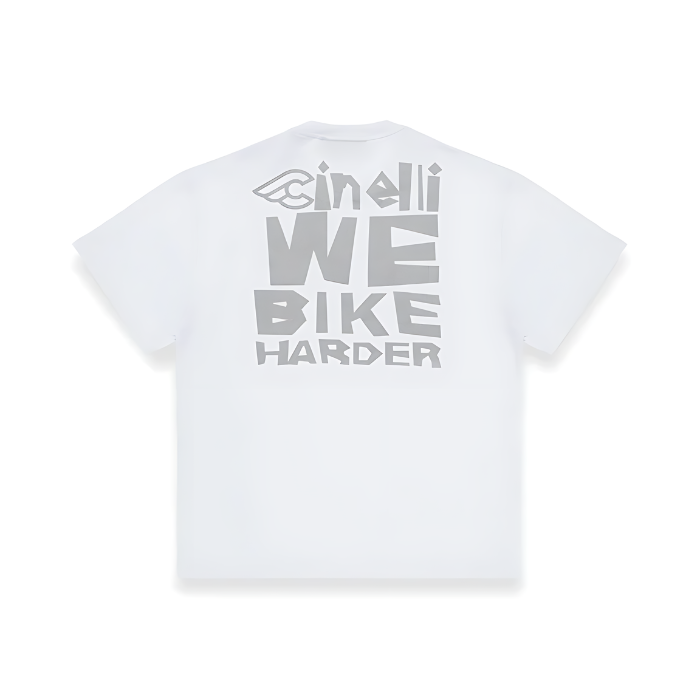 WE BIKE HARDER 2023 T-SHIRT WHITE