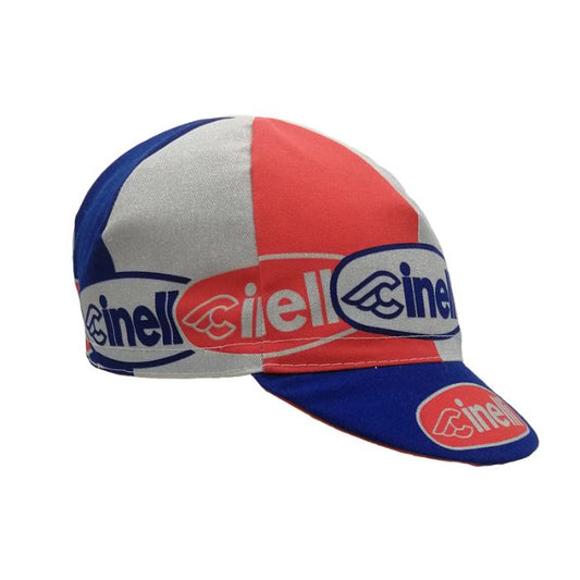 OVAL CAP RED AND BLUE
