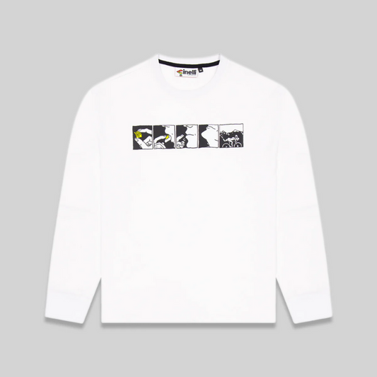 LONGSLEEVE ACID WHITE T-SHIRT