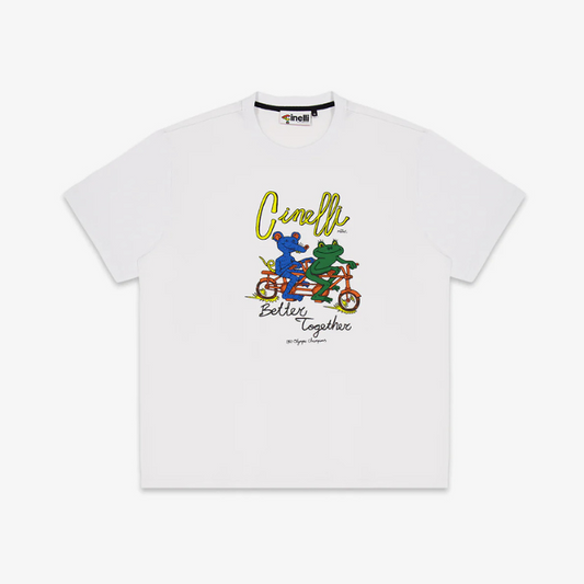 T-SHIRT MELCHER OOSTERMAN BETTER TOGETHER WHITE