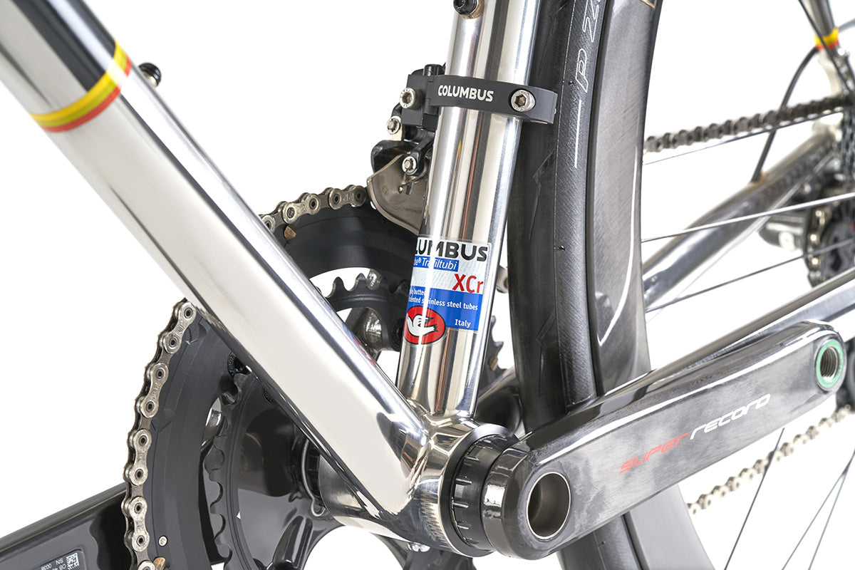Steel Bike Cinelli Xcr Stainless Steel Frameset CINELLI XCR L